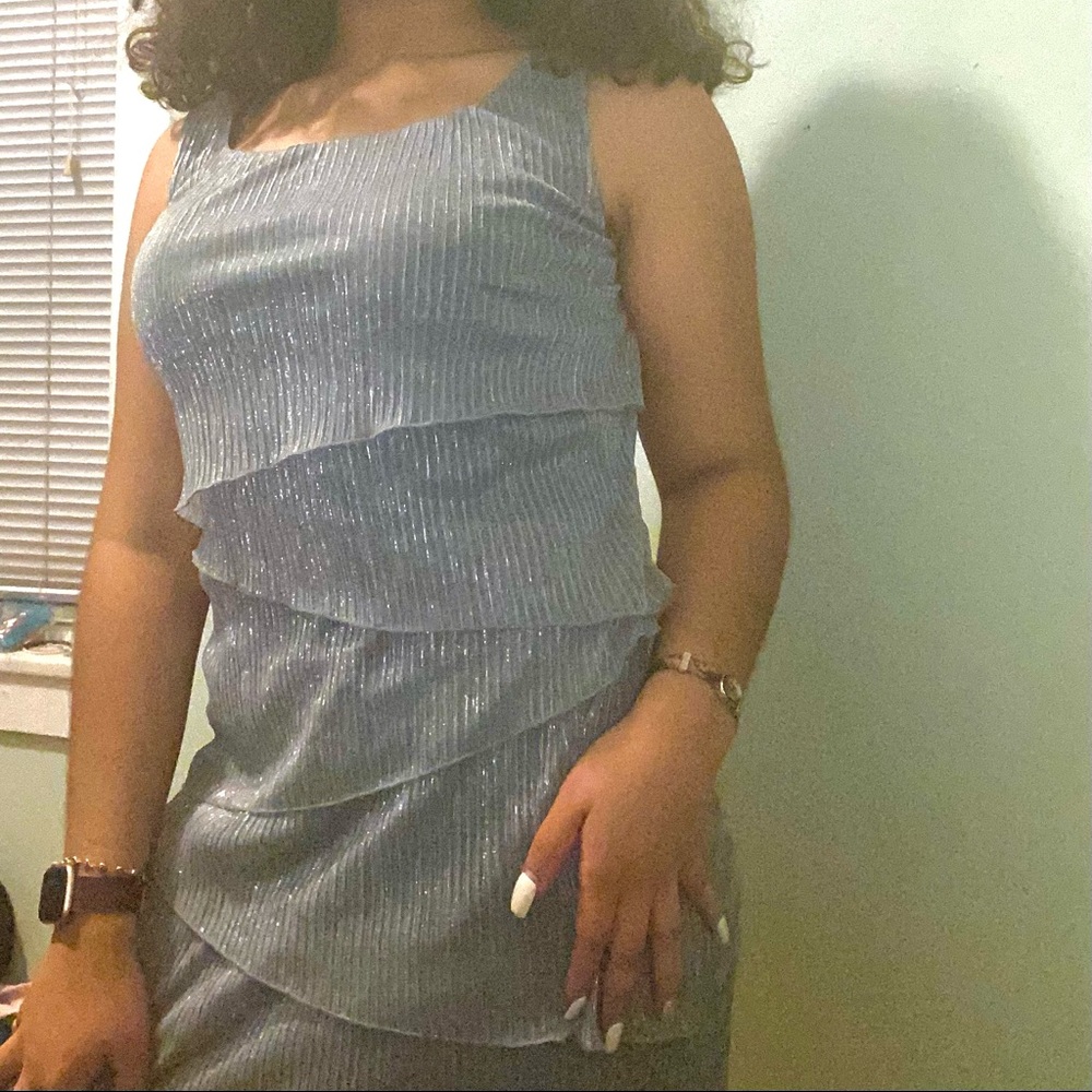 Silver Shimmery Dress